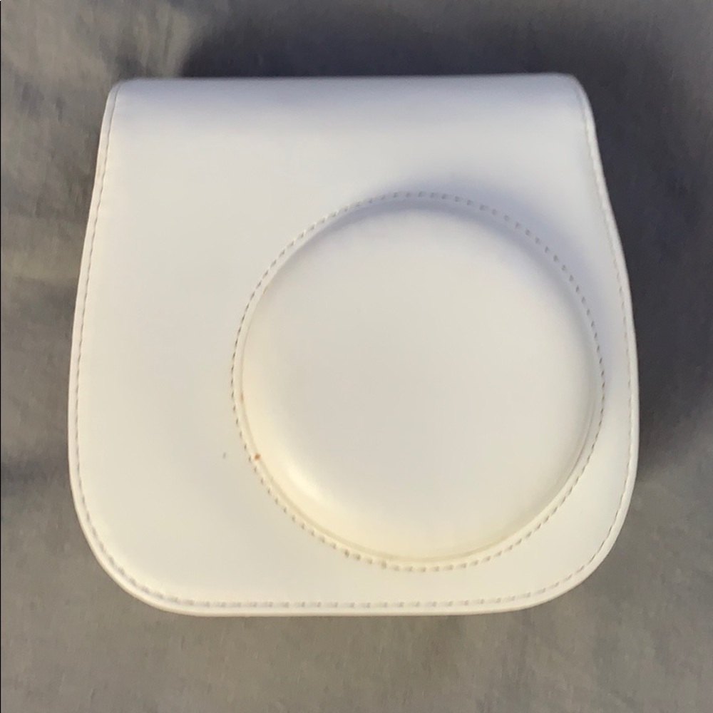 white polaroid case